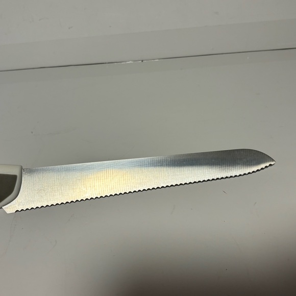 Ikea ÄNDLIG Stainless Steel Knife 22676/1736 gray & white molded handle - Picture 5 of 6